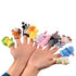 Acekid 10pcs Soft Plush Animal Finger Puppets Set, Baby Story Time Velvet Style for Toddlers