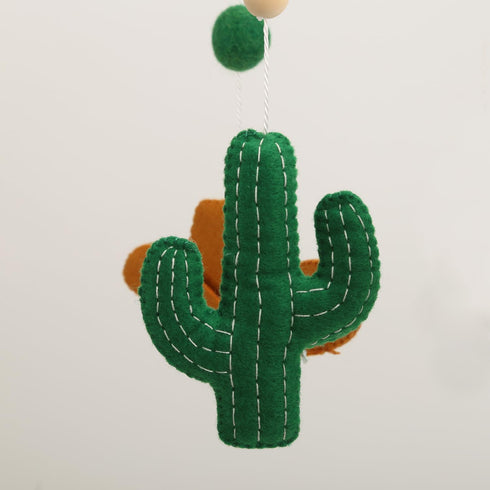 Colorful Western Crib Mobile - Gender Neutral Nursery Decor