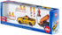 Siku 3505, 1500 1:50, RAM Pick-Up with Compressor Trailer, Metal/Plastic, Yellow/Orange, Incl. barriers and Toy Figure