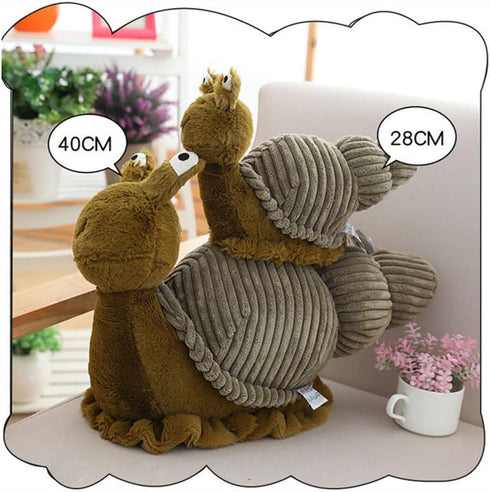 Cute Snail Plush Toy Dolls, Soft Stuffed Animals Birthday Gifts for Kids (11 inch)