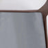 Satin Pack and Play Sheet Fitted, 2 Pack Portable Playard Mini Crib Sheets, Ultra Soft Microfiber - Grey & Navy