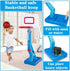 Toddler Basketball Hoop, Height Adjustable Indoor Outdoor Play Goal for Kids Age 3-8, Portable Poolside Basketball