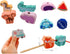 Montessori Educational Threading Toys, Wooden Stringing Traffic Animals Fruits Lacing Beads for Toddlers