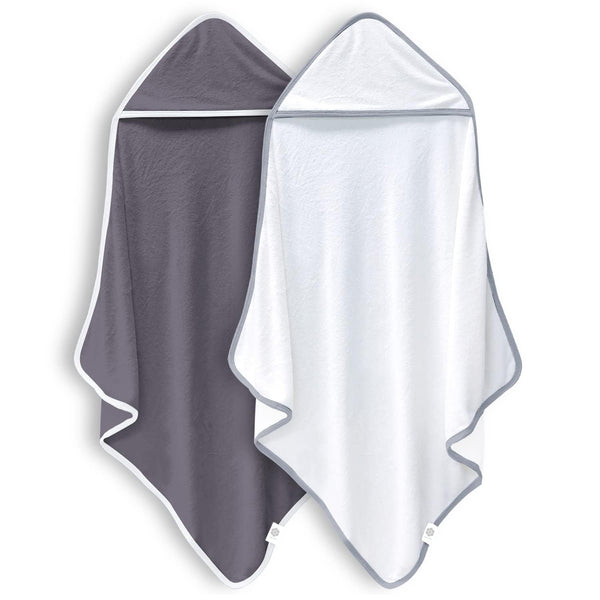2 Pack Baby Bath Towel - Rayon Made from Bamboo, Ultra Soft