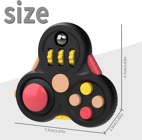Yrissmiss Fidget Toys for Adults, Fidget Pad Easter Basket Stuffers for Boys Girls,Stress Relief Cube Clicker