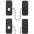 AOSITE Mini Fridge Locks for Kids, No Drill Refrigerator Locks for Child Safety, 2 Pack