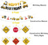 FIGEPO 3rd Construction Birthday Party Supplies for Boys with Dump Truck Theme, Includes Cake Toppers, Balloons
