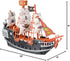 10 Inch Rhode Island Novelty Pirate Boat, One Per Order