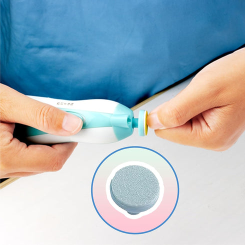 12 Trimmer Trimmer 12 Pieces Baby Nail File Pads Nail Replacement Pads Electric Baby Nail Grinding Heads for Standard