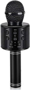 Kids Karaoke Microphone for Ages 3-12, Birthday Gifts for 5-12 Year Old Girls & Boys, Fun Toys for Teens - Black