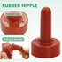 MODUODUO 2.11 Calf Bottle Lamb Feeding Nipple Quart Calves Nursing Feeder with a Replacement Teat for Baby Livestock