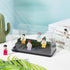 OLYCRAFT Black Acrylic Minifigure Display Case Box for Action Figures, Dustproof Storage, Removable Showcase