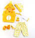 Reborn Baby Dolls Clothes 22 inch Outfit Accessories - Yellow Duck 5pcs Set for 20-22 Inch Dolls