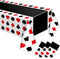 3 Pcs Casino Theme Party Decorations, Poker Tablecloth and Disposable Table Cover for Game Birthday Party Supplies (51