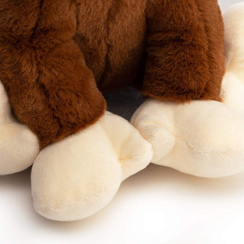 HollyHOME Plush Monkey Stuffed Animals, 12 Inch Cute Brown Monkey Toys, Birthday Gifts for Kids