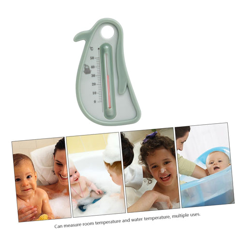 TOPPERFUN Bath Penguin Thermometer Floating Cartoon Water Temperature Monitor for Newborns and Toddlers Anti-Burst