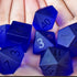 Blue Gemstone DND Dice Set, 7PCS Polyhedral Gem Stone Dice for Role Playing Game