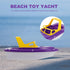 TOYANDONA Boat Bath Toy, Toddler Plastic Speed Boat for Fun and Educational Bath Time