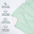 30"x40" Supersoft Baby Blankets for Girls Boys, Rayon Made from Bamboo Baby Quilt - Breathable & Hypoallergenic Blanket