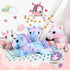 Muiteiur 43.4" Large Pink Unicorn Plush Pillow - Soft Stuffed Animal Toy Gift for Girls