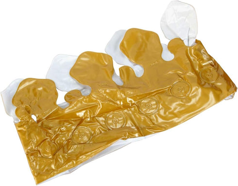BinaryABC Inflatable Crown Hat Cap for Birthday Celebration, Baby Shower Photo Props