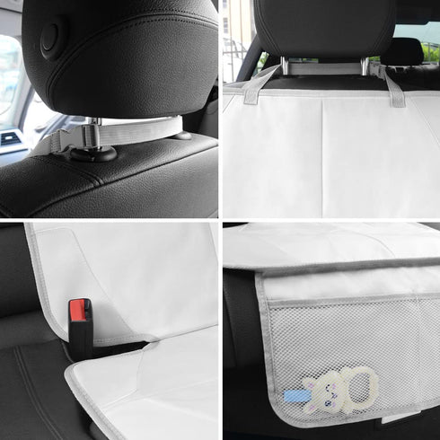 600D Gray-1 Meolsaek Car Seat Protector for Child Car Seat, Durable Fabric Waterproof Car Seat Cover with Thick Pad