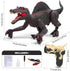 3 4 5 6 7 8 FRUSE Remote Control Dinosaur Toys,RC Walking Robot Dinosaur w/Light Tracing,Spray Mist,LED