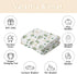 Cstdyfrv 60x80in Watercolor Hot Air Balloon Baby Blankets for Boys Girls Pastel Balloons Moon Stars Clouds Infant