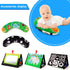 Inbeby Tummy 3-in-1, Tummy Set 0 3 6 12 Time Mirror & Play Mat & Pillow High Contrast Black and White Baby Toys