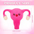 Uterus Plush Toy, Funny Stuffed Organ for Women, Anatomy Educational Gift & Party Decor