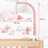 3 35 Packaging FEISIKE Crib Mobile for Girls Baby Mobiles with Modes Digital Music BoxTurn Only, Music Only, Turn