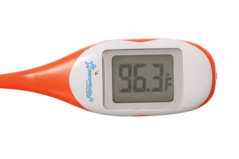 Dreambaby Rapid Response Digital Thermometer with Fever Alert, Orange