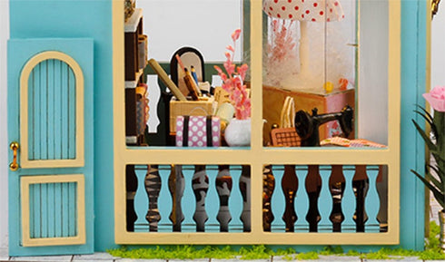 DIY Miniature Dollhouse Room Kit for Teens and Adults, Tailor Shop