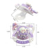 CutiePlusU Adult Size Pacifier DIY Big Shield Pacifier - White Purple