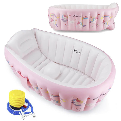 PandaEar Baby Inflatable Bathtub, Portable Travel Baby Infant Bath Tub Toddler Bathtub