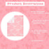 30 40 Inch SmoothNovelty Pink Bow Baby Blanket Coquette Receiving Blankets for Girls Cute Lightweight Throw for Nursery