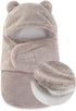 AiWMGL Baby Winter Fleece Swaddle Blanket 0-3 Months Boys Girls Warm Adjustable