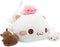 Onsoyours Cat Stuffed Animal Mommy - 19.7" with 3 Kitty Plushies, 4 Piece Plush Pillow Toys