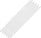 uxcell M2x300mm Pushrod Connector Stainless Steel Rod Linkage,for RC Boat,Car,Airplane,Helicopter,10pcs