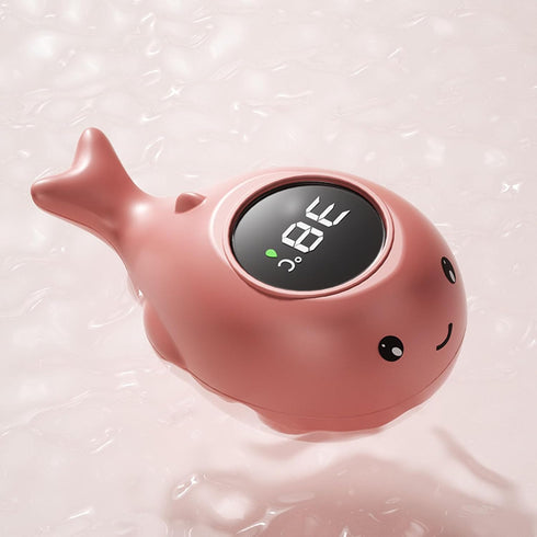 Hilitand Whale Bath Temperature Tester Digital Baby Bath Thermometer Infant Bath Temperature Monitor for Infant