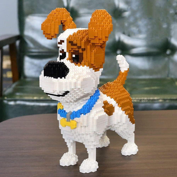 Building Block Dogs - 2100 Pieces Micro Mini Block Animal Dog Set for Kids or Adults, DIY 3D Block Toy