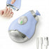 Calvoria Electric Nail Clippers, Safe Automatic Nail Trimmer with LED Light & 3