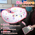 100% Inflatable Nursing Pillow for Breastfeeding Travel Baby Feeding Cushion for Mom Support, Adjustable Waist Strap