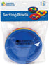 Learning Resources Three Bear Family Sorting Bowls, Set of 6, Multi-color, 6" Diameter, Ages 4+