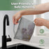 40oz/1250ml Grey/2PCS Haakaa On-The-Go Silicone Microwave Steam Sterilizer Bags for Travel, Reusable Silicone Steaming