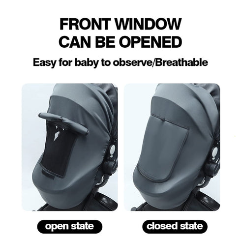 Universal Sun Shade for Strollers - Sun Protection Shade Cover Baby Stroller (UPF50+)