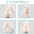 11" TCBunny Baby Bunny Bedtime Stuffed Animal Plush Toy Easter Stuffer Gifts for Girls, Boys, Kids (White)