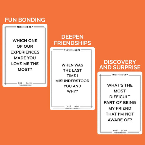 {THE AND} Friends Edition - Conversation Starters to Make Friends Your Best Friends - Fun Getting to Know You Card Game