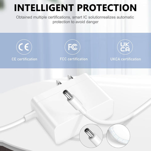 Baby Monitor Charger, Compatible with Bonoch Video Split Screen Baby Monitor & Add-on Baby Camera BBM01 BBM02 BBM03