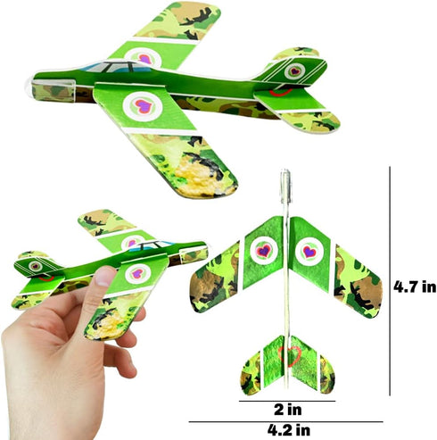 UMEELR 28 Pack Foam Airplane Gliders for Kids, Glider Planes Flying Toys for Easter Basket Stuffers Easter Egg Fillers